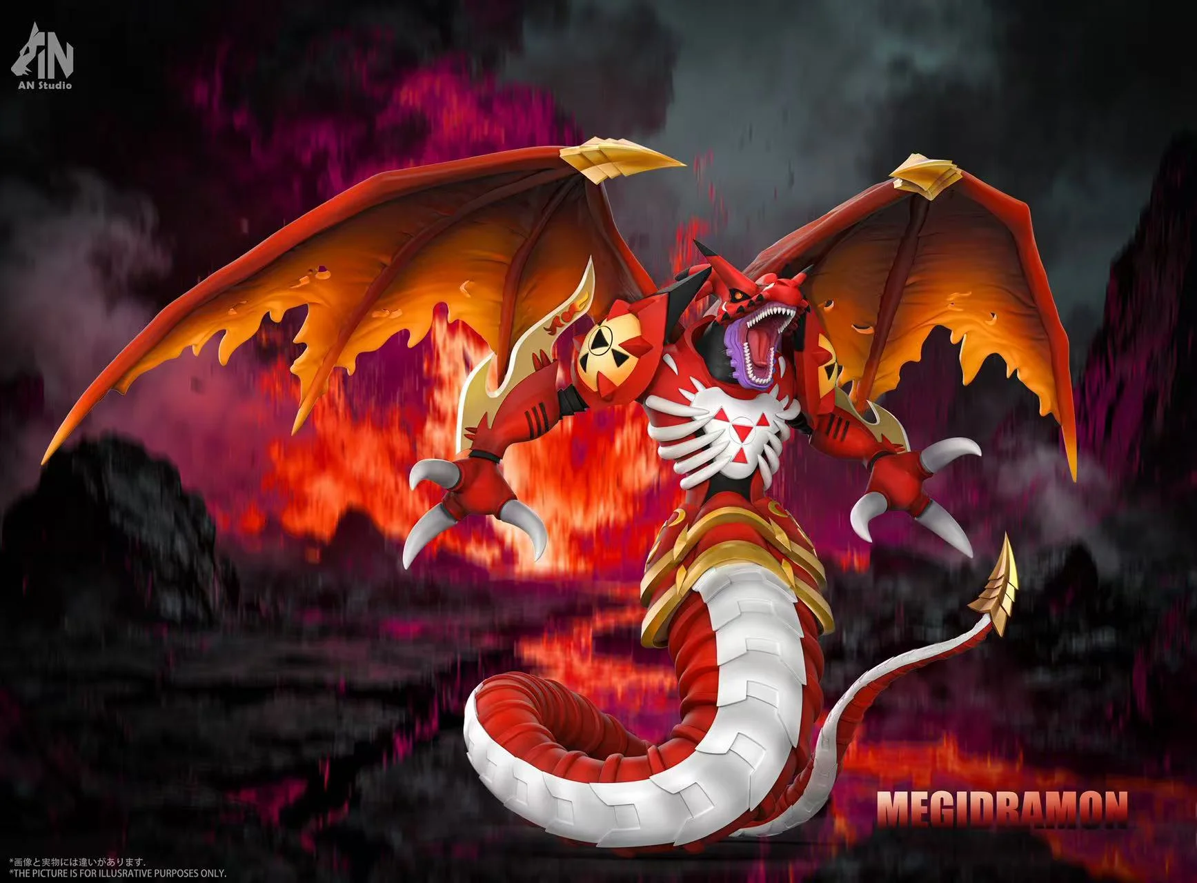 AN Studio - Megidramon Statue 