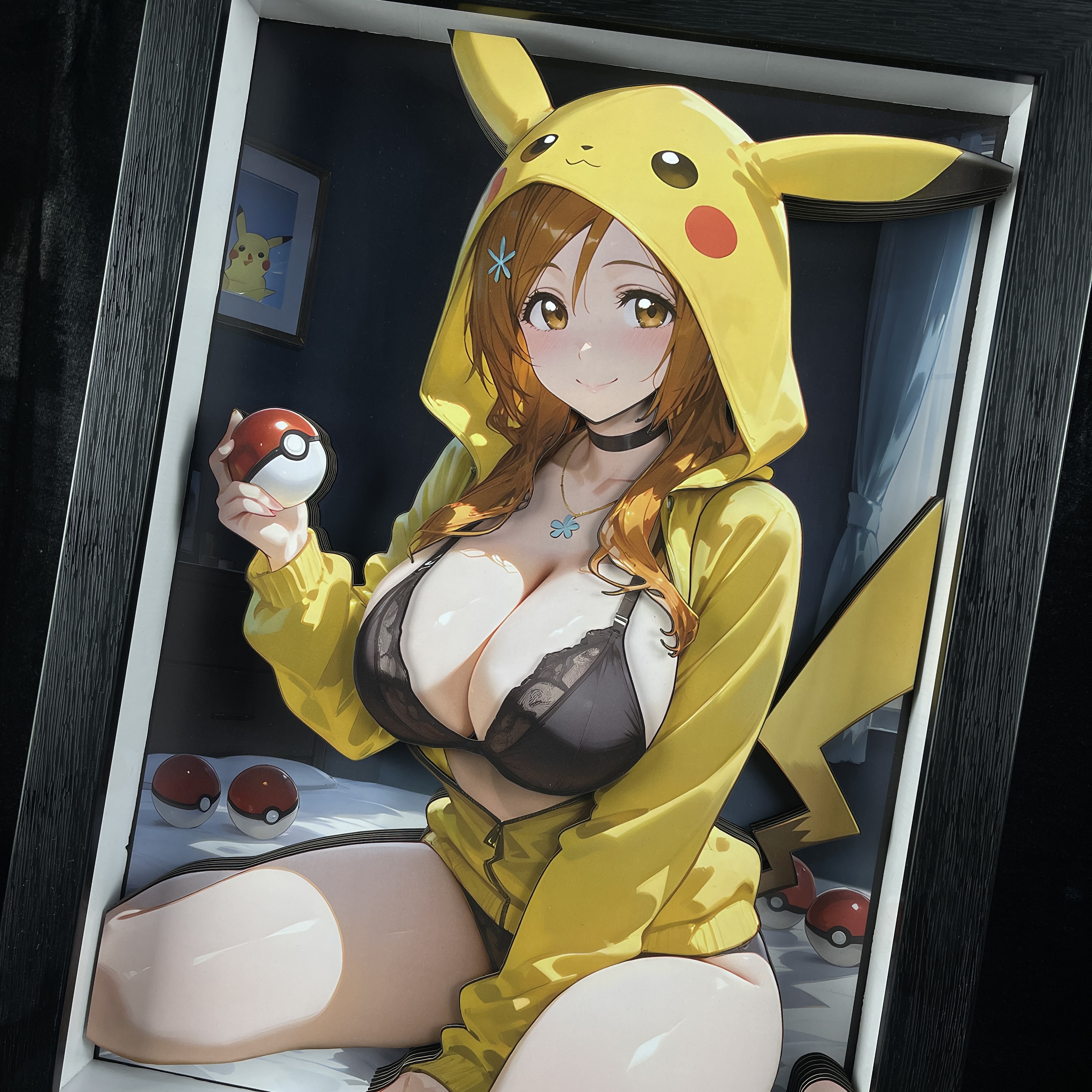 B&W Studio - BLEACH Pikachu Girls Series Decorative Art 02 Inoue Orihime KPCG-002/KPCGSlim-002 Scene
