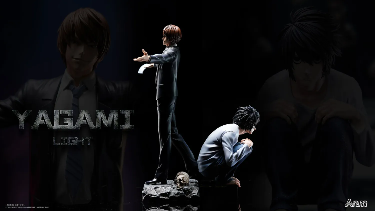 Anm Studio - Light Yagami Death Note Statue 