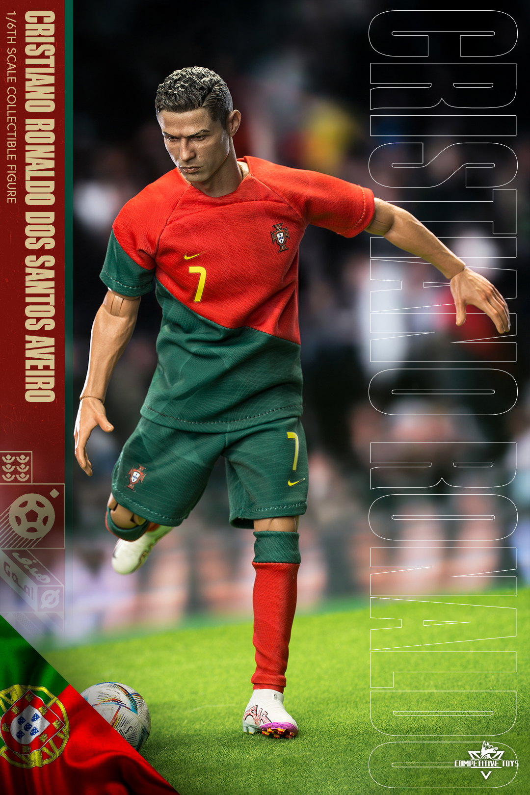 In-stock Competitive Toys Com002 1/6 Action Figure 2022 World Cup  Cristiano Ronaldo
