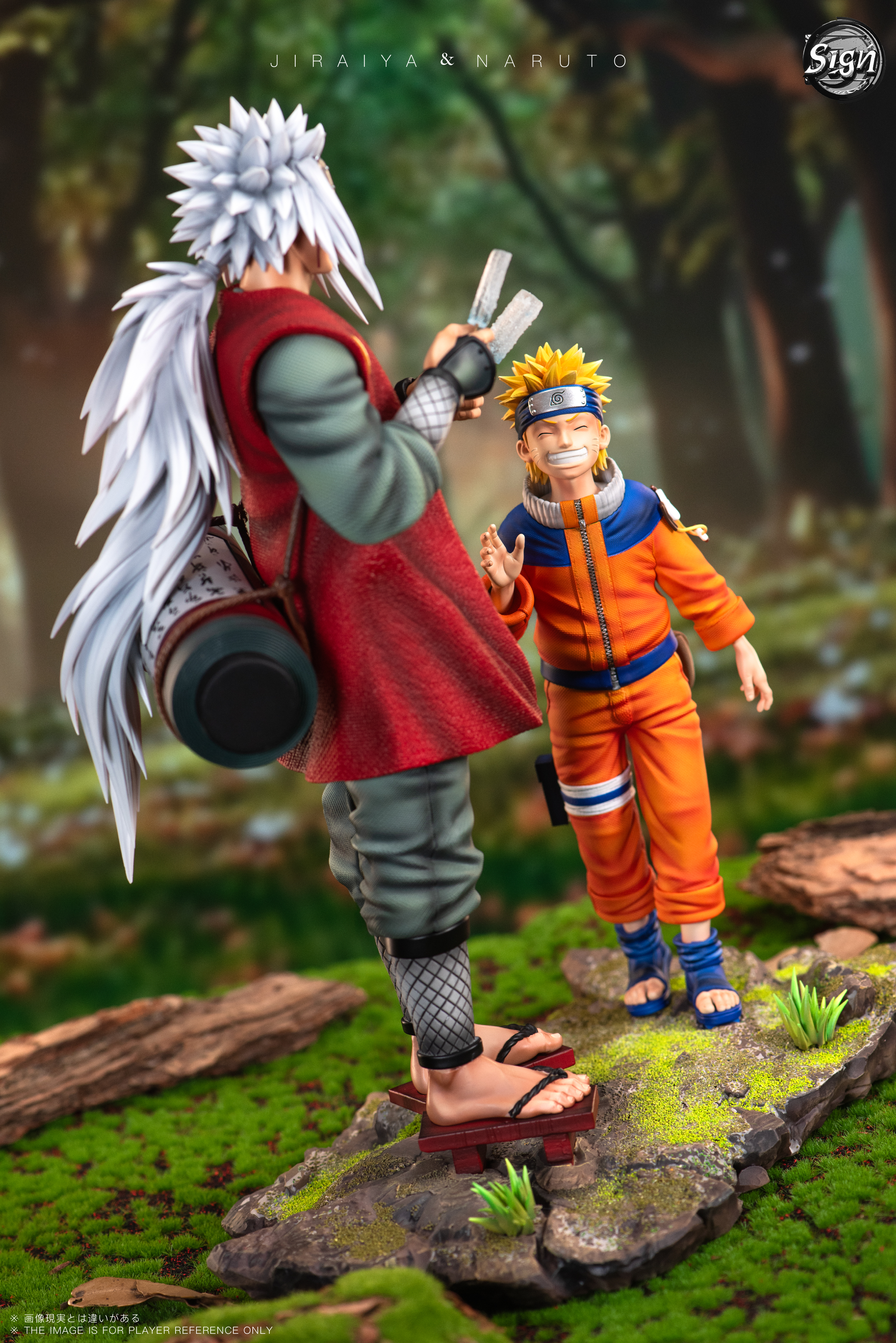 Sign Studio - Naruto Uzumaki Naruto & Jiraiya 1/6 Statue(GK)
