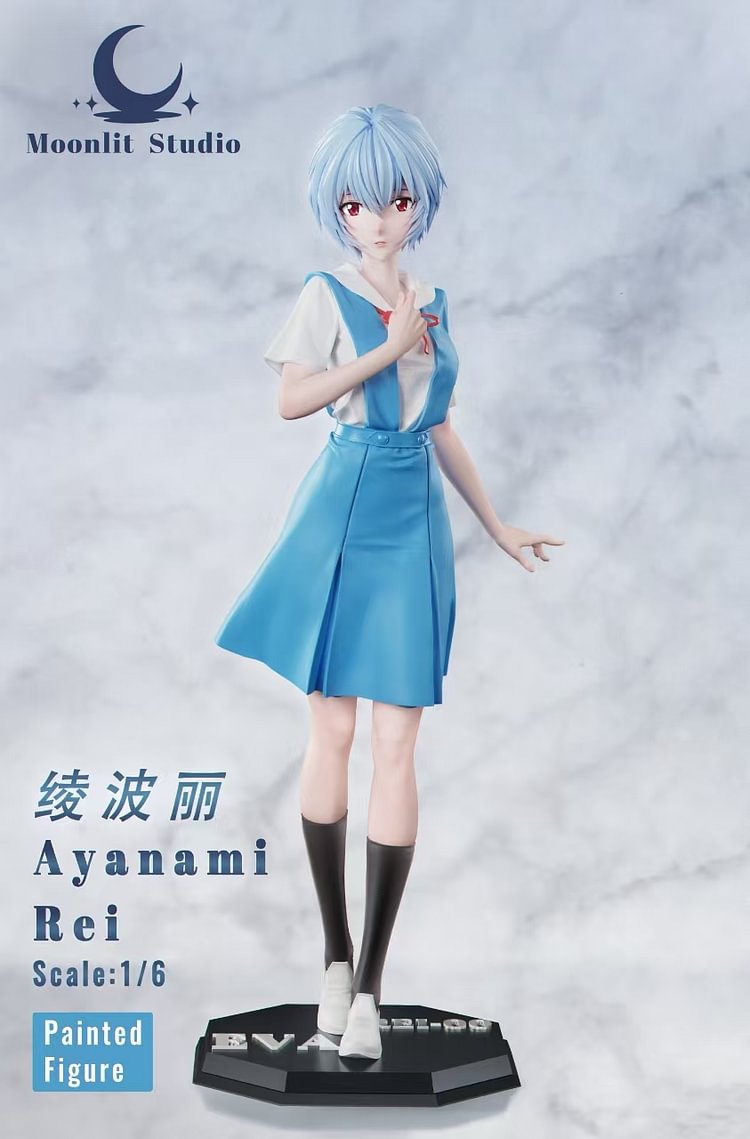Moonlit Studio - Ayanami Rei school uniform 1/6 Statue(GK)-Statue Master