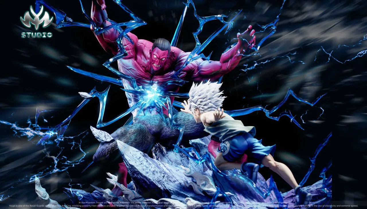 MY Studio - HUNTER×HUNTER Killua Zoldyck vs Menthuthuyoupi Statue