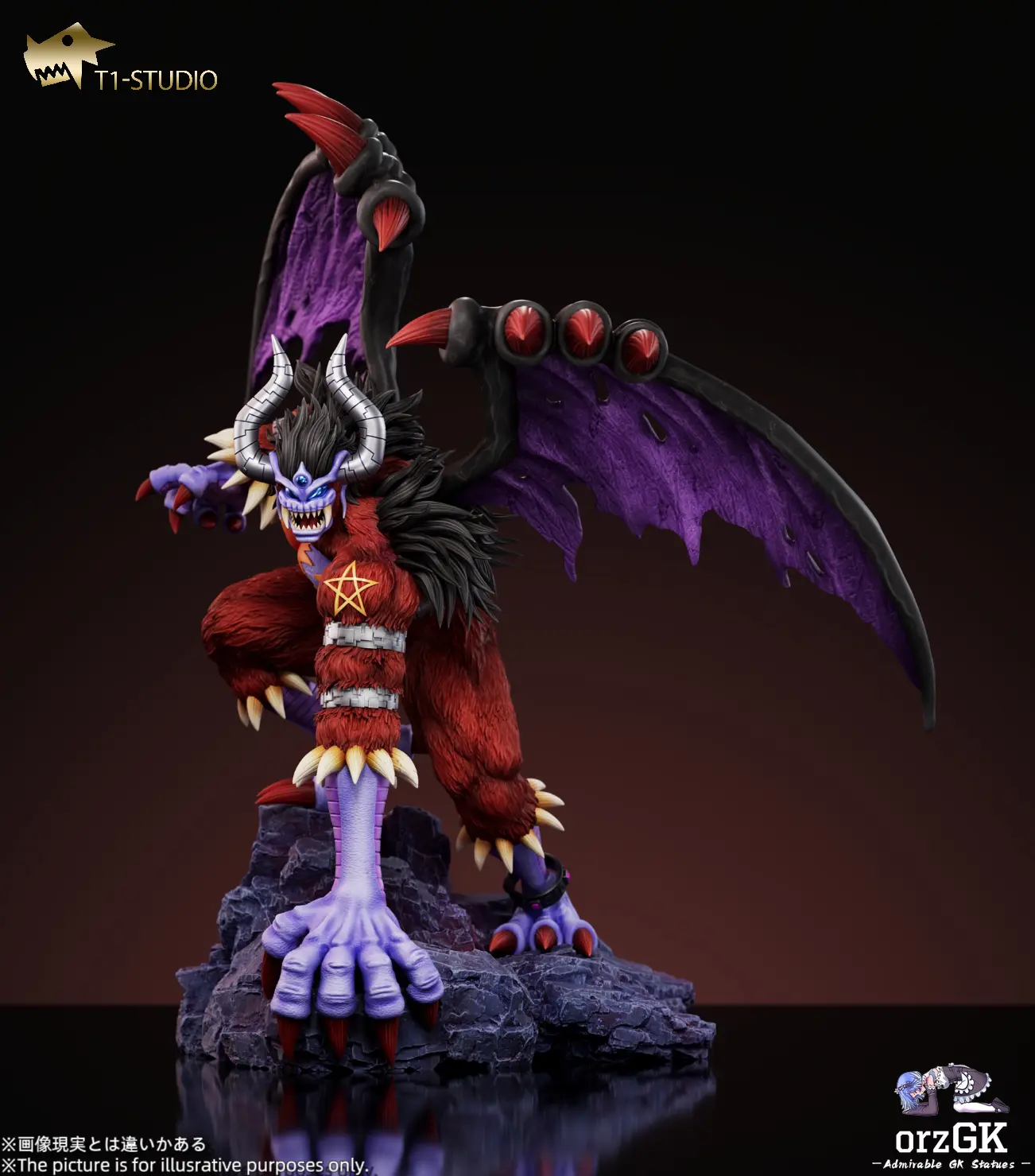 T1 Studio - Demon Digimon Statue 