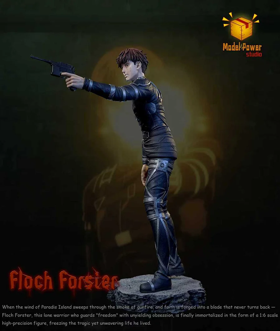 Model Power Studio - Floch Forster Attack on Titan Statue 
