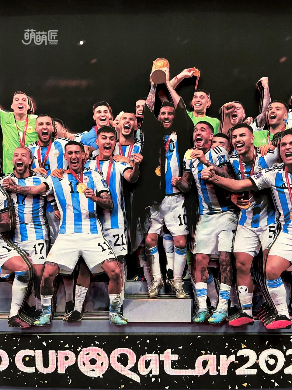 IN-STOCK MOMO Studio Macy FIFA World Cup World Cup Argentina champion 3D decorative 3D painting