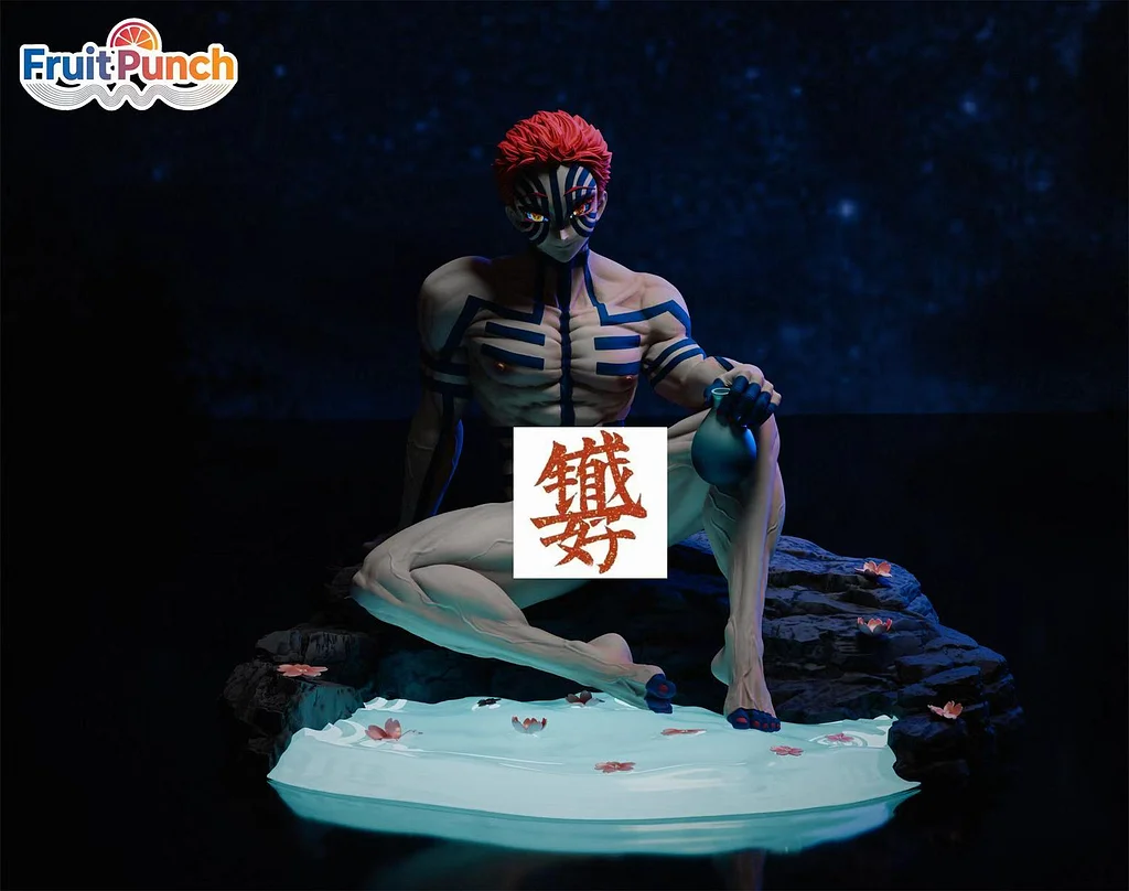 Fruit Punch Studio - Onsen Akaza Demon Slayer Statue
