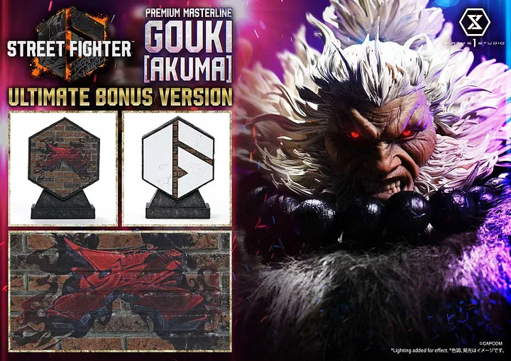Prime 1 Studio - Street Fighter 6 Akuma PMSF6-04 PMSF6-04UT PMSF6-04UTS (Licensed)Statue 