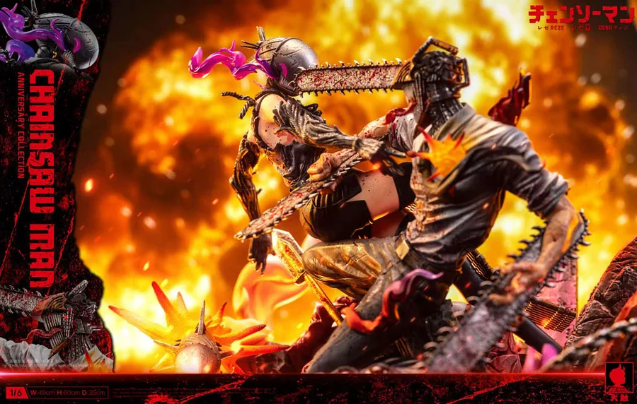 Big Feeler Studio - Denji X Reze Chainsaw Man Statue