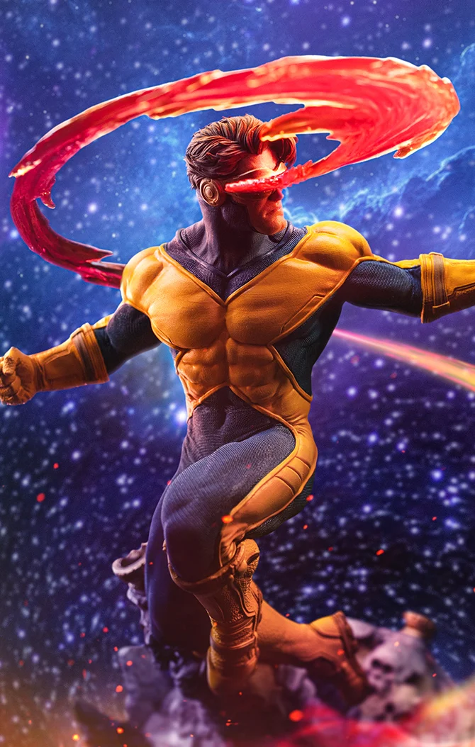 Iron Studio - Cyclops Infinity Gauntlet Diorama BDS Art Scale Statue MARCAS135926-10 Licensed