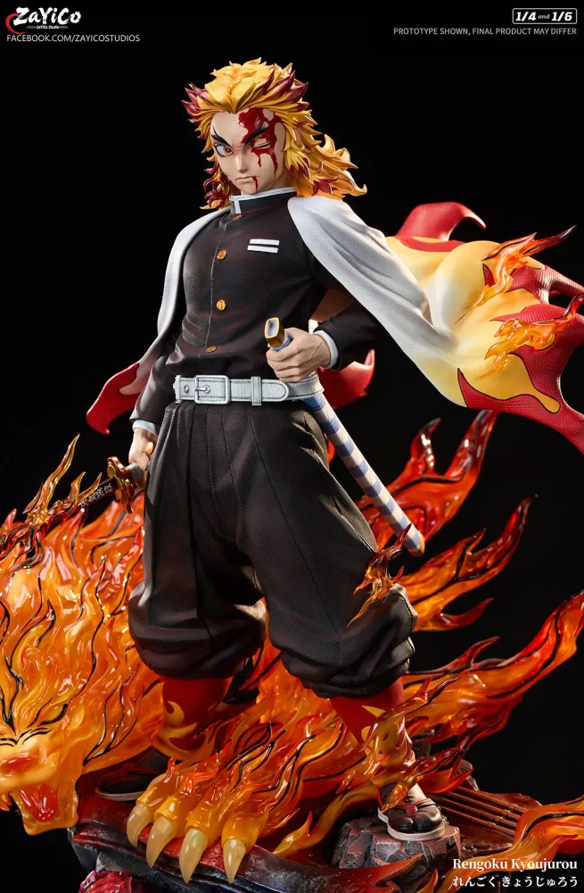 ZaYiCo Studio 1/6 & 1/4 Demon Slayer Rengoku Kyoujurou Statue 