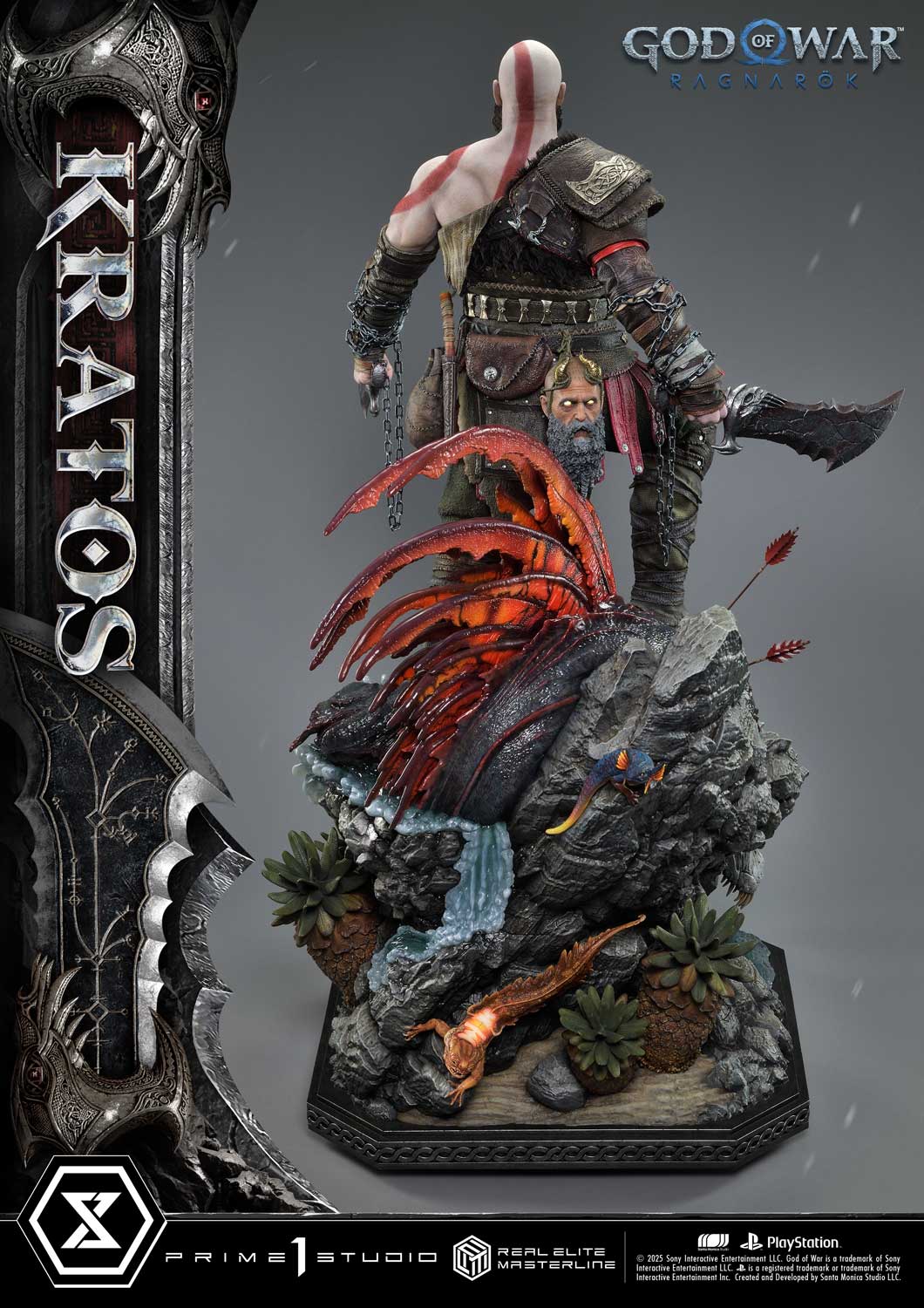 Prime 1 Studio - Real Elite Masterline God of War: Ragnarok Kratos Ultimate Version REMGOW-01 REMGOW-01UT REMGOW-01UTS (Licensed) 1/3 Action Figure-Statue Master