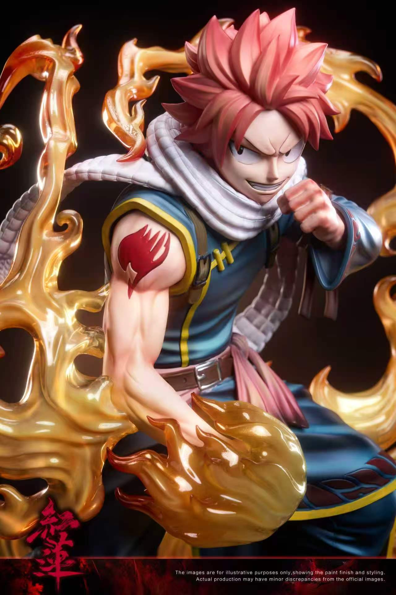 Honglian Studio Natsu Dragneel Fire Dragon Fist Statue