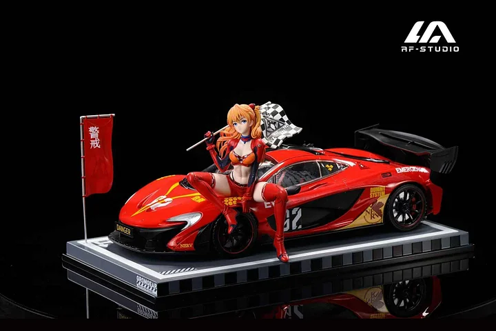 AF Studio - Soryu Asuka Langley McLaren Sports Car Neon Genesis Evangelion Statue
