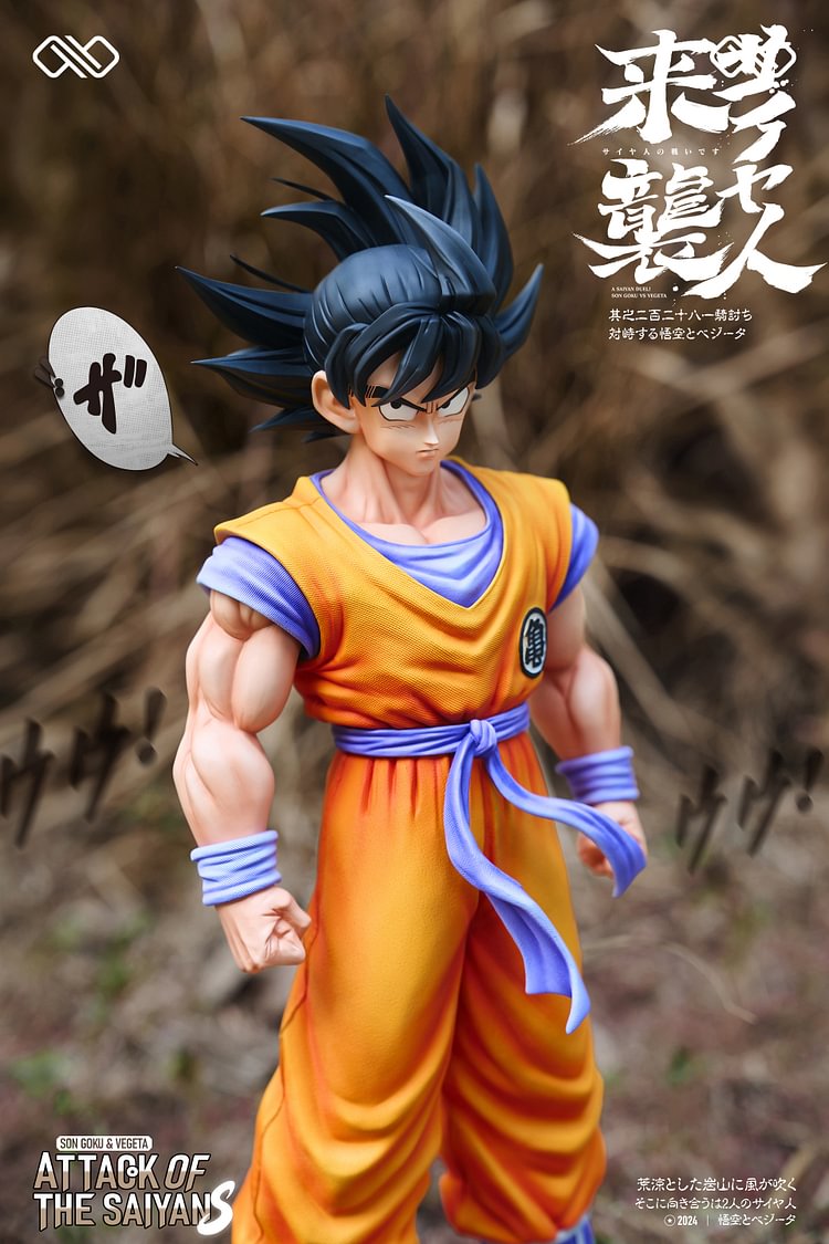 Infinite Studio - Dragon Ball Saiyan Goku & Vegeta 1/4 & 1/6 Statue(GK)