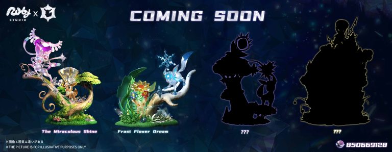 Ruby ​​Studio - Pokémon Terastal Eevee Forest #2 Leafeon & Glaceon Statue(GK)