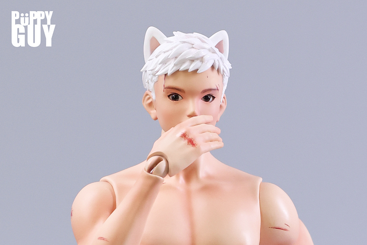 WeArtDoing - Original BJD PUPPY GUY-WHITE (Licensed) Action Figure