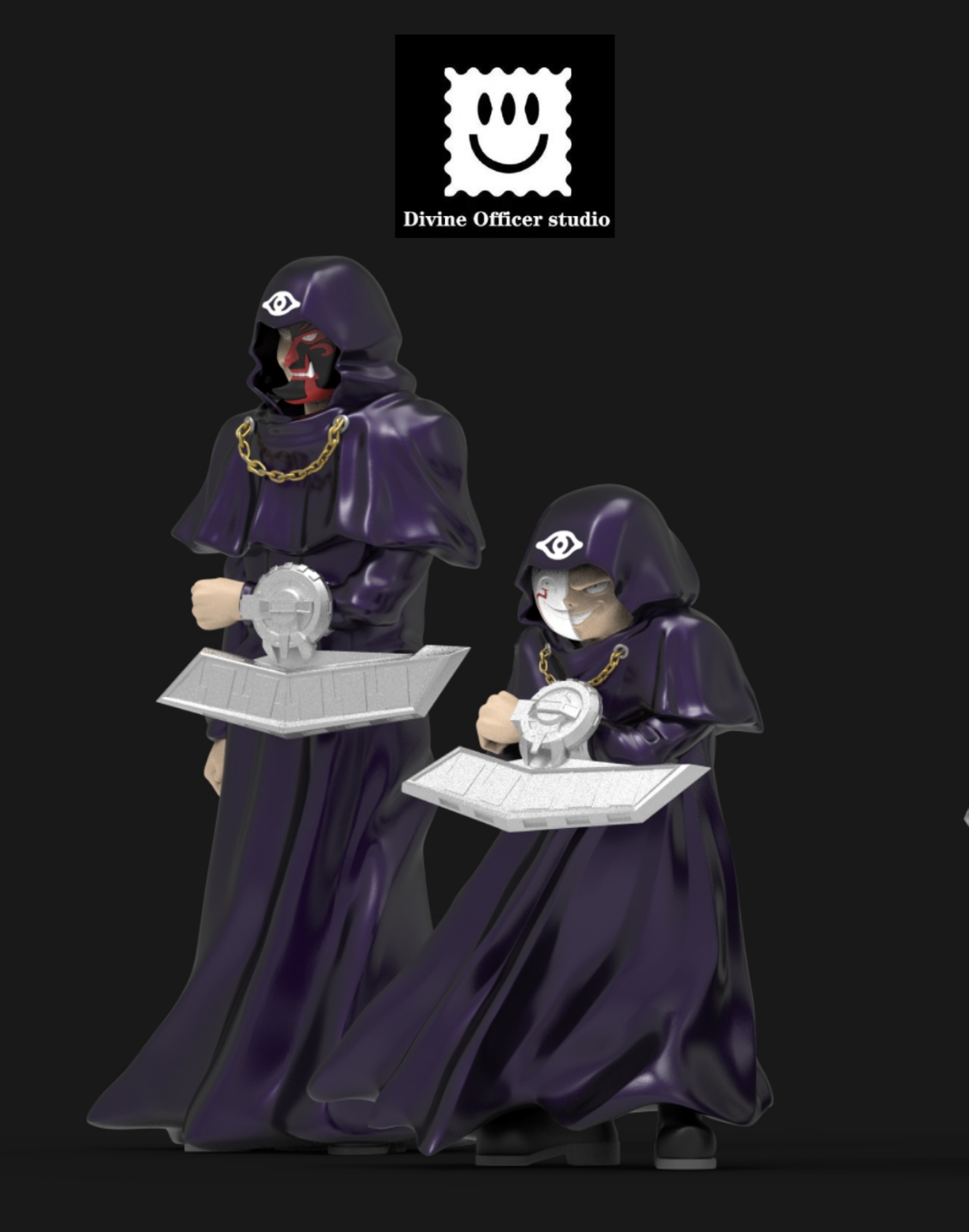 Devine Officer Studio - Yu-Gi-Oh!  002 Masked Clown-Duel Monsters Statue(GK）