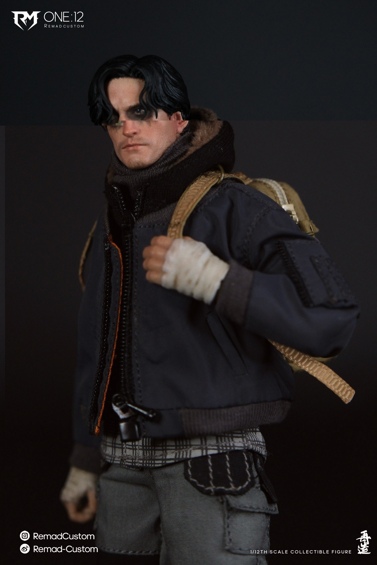 Remad Custom Studio - DC Comics Batman 1/12 Motorcycle Wanderer 6 inch Cloth Outfit Articulated Figure RM-013