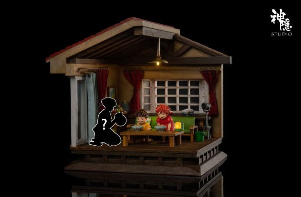 Shen Yin Studio - Ponyo on the Cliff Food Series Three Minutes of Happiness Statue(GK)