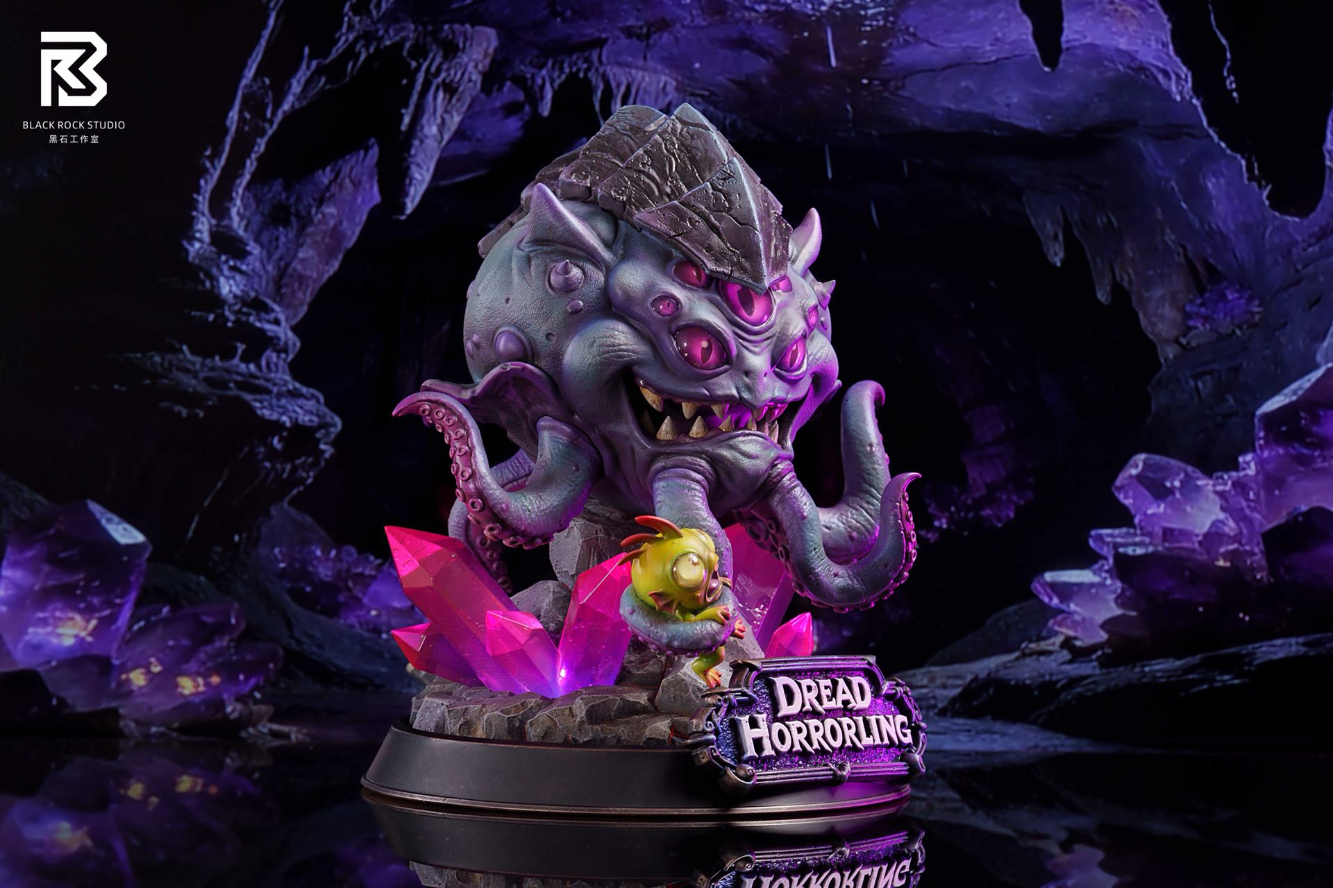 BR Studio Gryphon X Observer X Ogre Chibi Figure World of Warcraft
