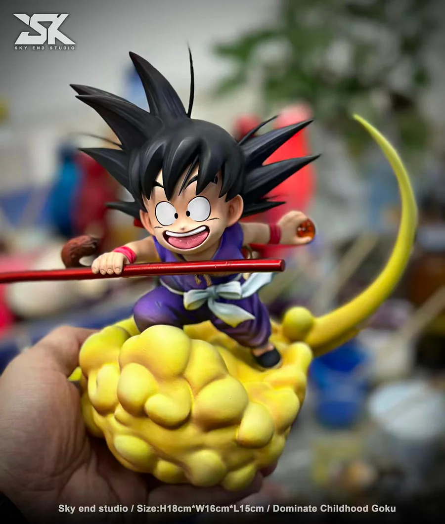 Sky End Studio - DRAGON BALL Cloud Kid Goku Statue 