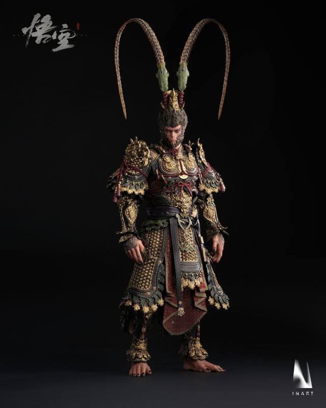 INART - Black Myth: Wukong Destined One Monkey King's Armor Set Collectible 1/6 Action Figure (Licensed) -Statue Master