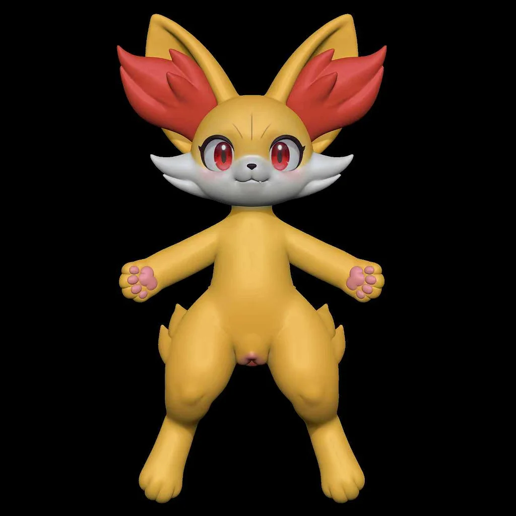 Spirit Demon Studio - Fennekin Doll Pokemon Statue