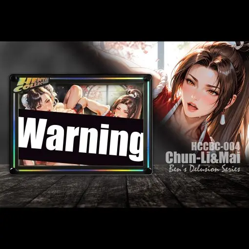 B&W Studio - Ben's Delusion World Series Desktop Decorative Card #04 Chun-Li X Mai Street Fighter X The King of Fighters