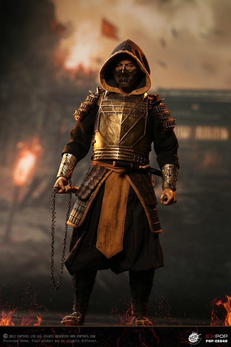 POPTOYS - Original 1/6 Representative from Hell Warrior Scorpion POP EX049 (Licensed) Action Figure