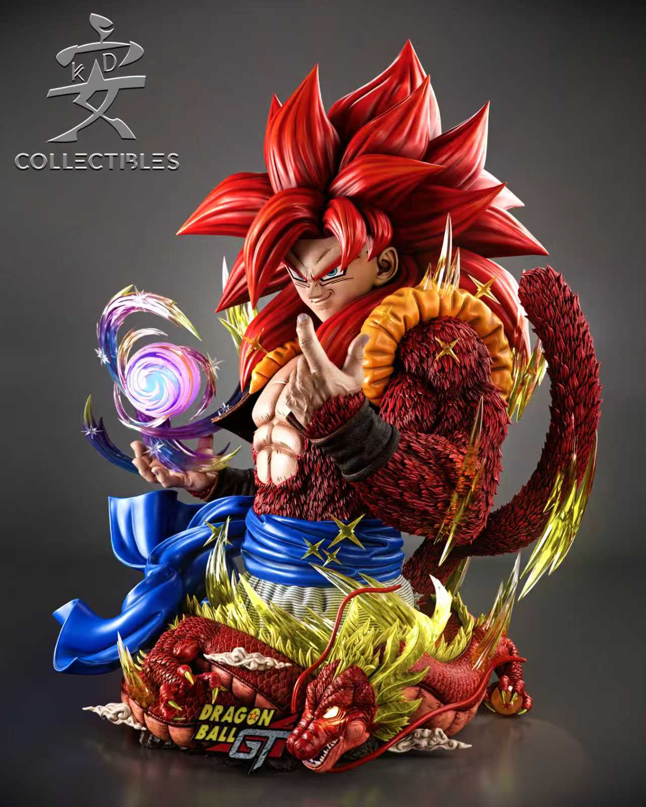 KD studio SSJ4 Gogeta Bust 1:1 statues
