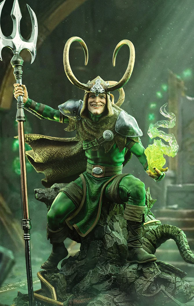 Iron Studio - Loki Laufeyson Marvel Comics Art Scale Statue MARCAS135726-10 Licensed