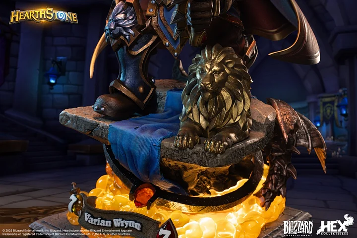 HEX Collectibles X Blizzard Entertainment - Hearthstone: Varian Wrynn Statue HEXHS17 HEXHS18 Licensed