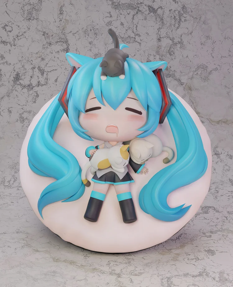 Chao She Studio - Project Sekai Cat Hatsune Miku Statue(GK)-Statue Master