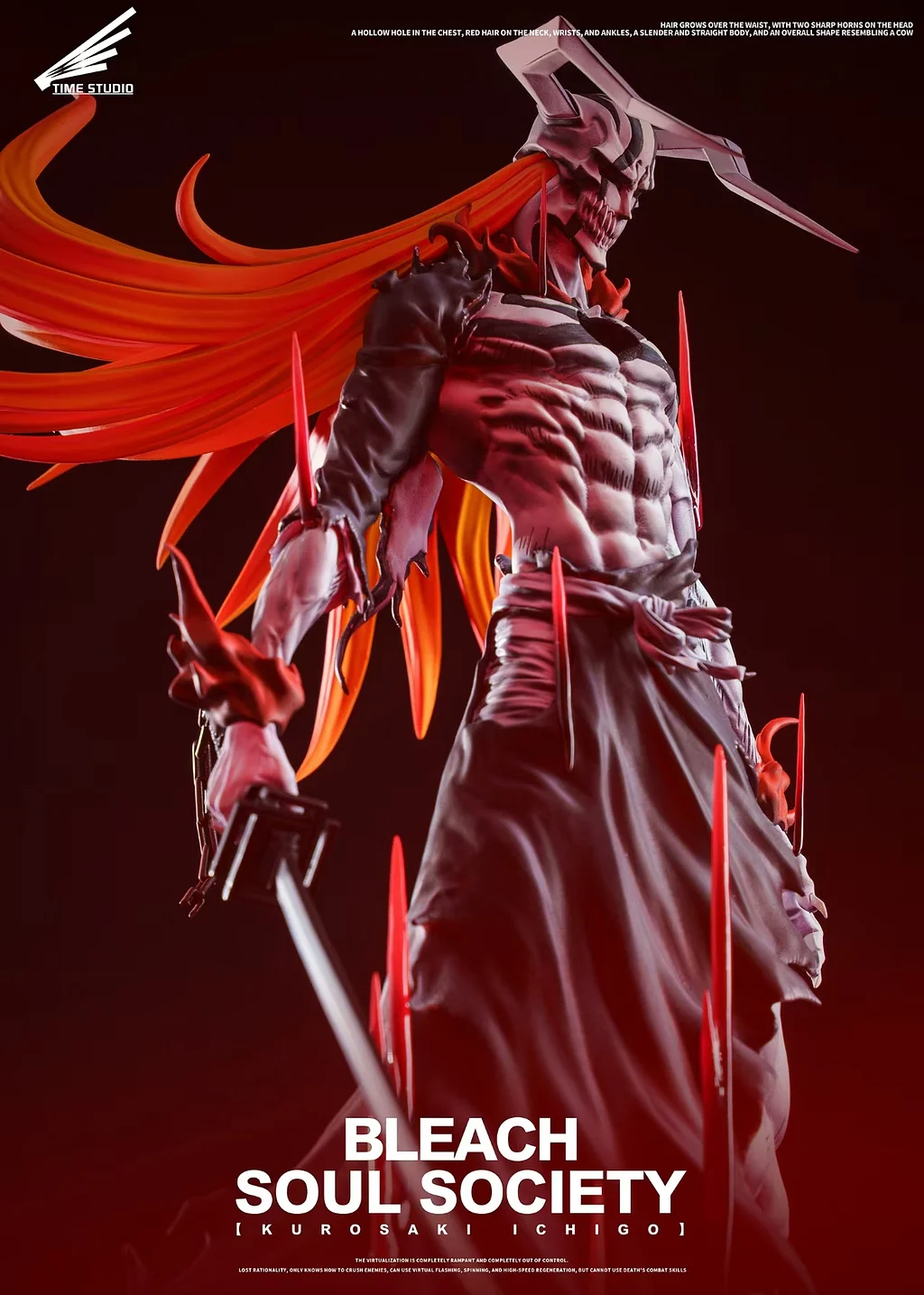 Time studio - Hollowfication Ichigo Kurosaki BLEACH Statue