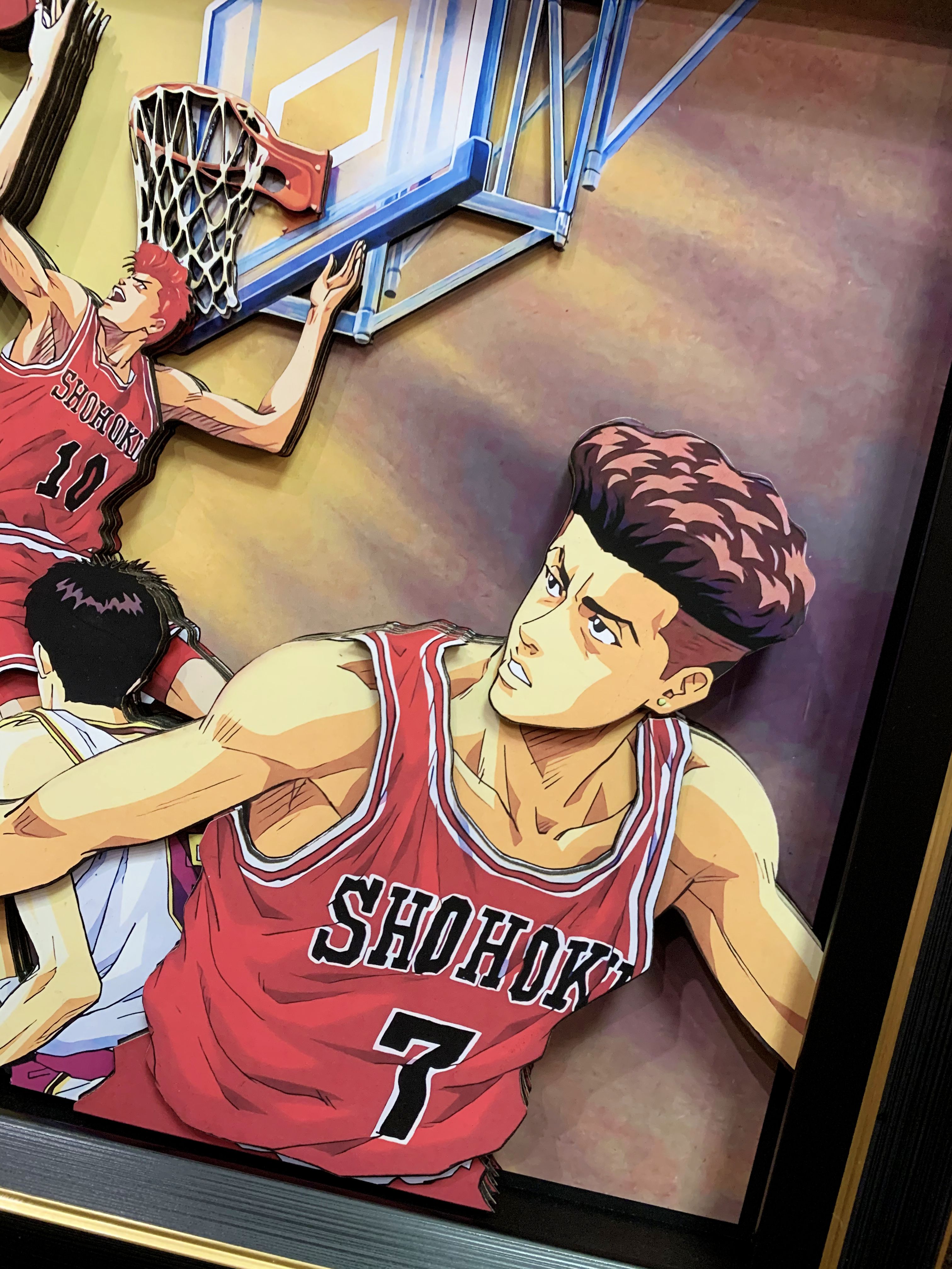 IN-STOCK MOMO Studio slam dunk Wu Hu SAKULAKI Sanjing 3D anime decorative 3D painting in stock