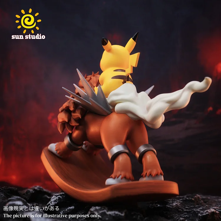 SUN Studio - Pokemon - Pikachu & Entei Statue(GK)