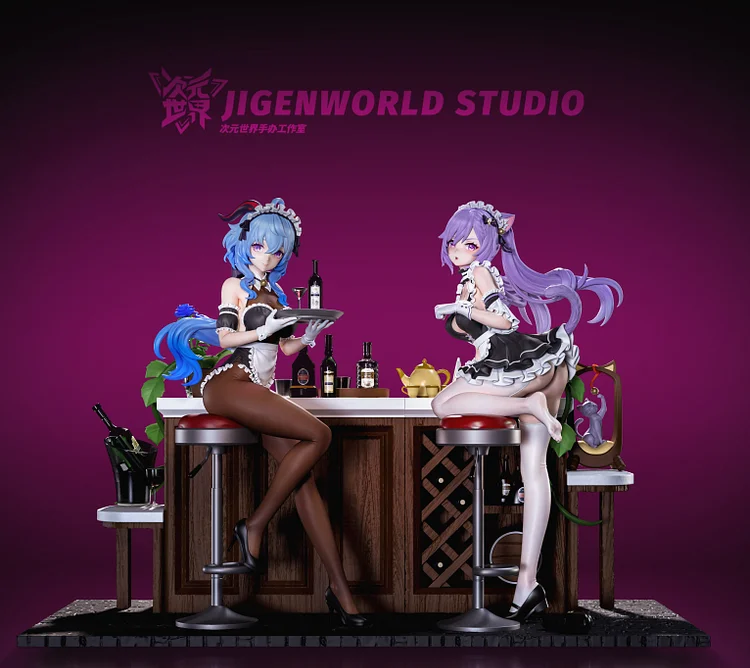 PRE-ORDER  Jigenworld Studio - Genshin Impact - Ganyu & Keqing 1/6 Scale Statue(GK)