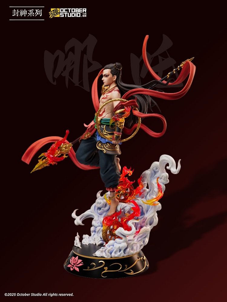 Shi Yue Wu Tong Studio - Fengshen Series Nezha Dual Proportion Limited Statue (Licensed) 1/4 & 1/6 Statue(GK)