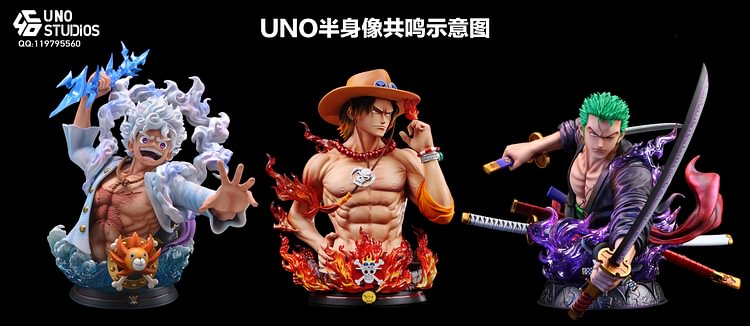 UNO Studio - One Piece Portgas D. Ace Bust 1/4 Statue(GK)