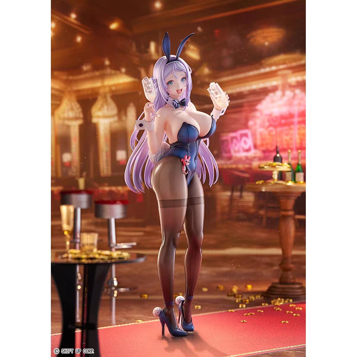 AMAKUNI - Goddess of Victory: Nikke Folkwang: Moist Rabbit 1/7 Complete Figure (Licensed)  Statue 