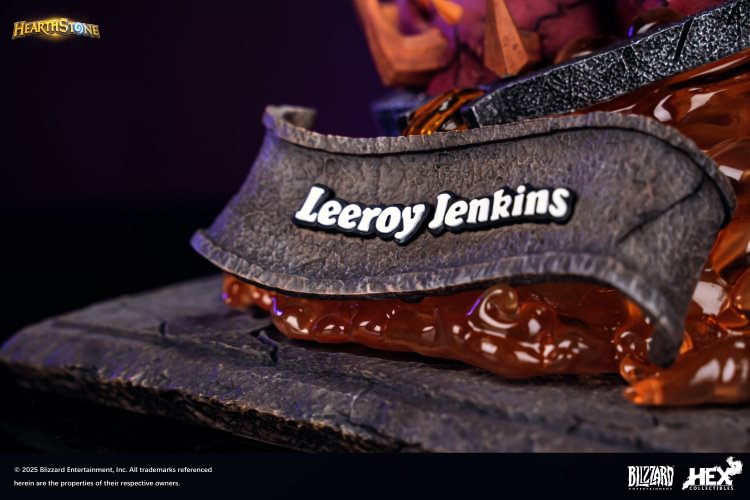HEX Collectibles Studio & BLIZZARD ENTERTAINMENT - Hearthstone Leeroy Jenkins 1/6 *& 1/10 Statue (Licensed)-Statue Master