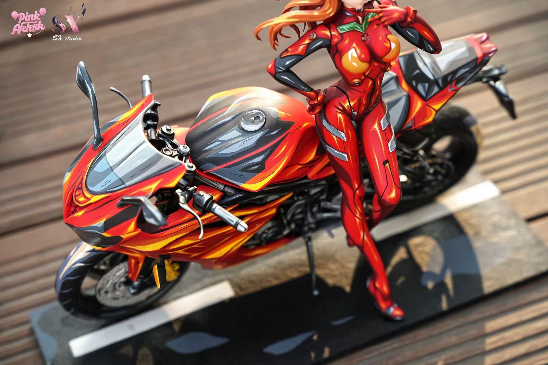 Aetheria Studio&SX Studio Asuka Langley Sohryu Motorcycle Girl Neon Genesis Evangelion