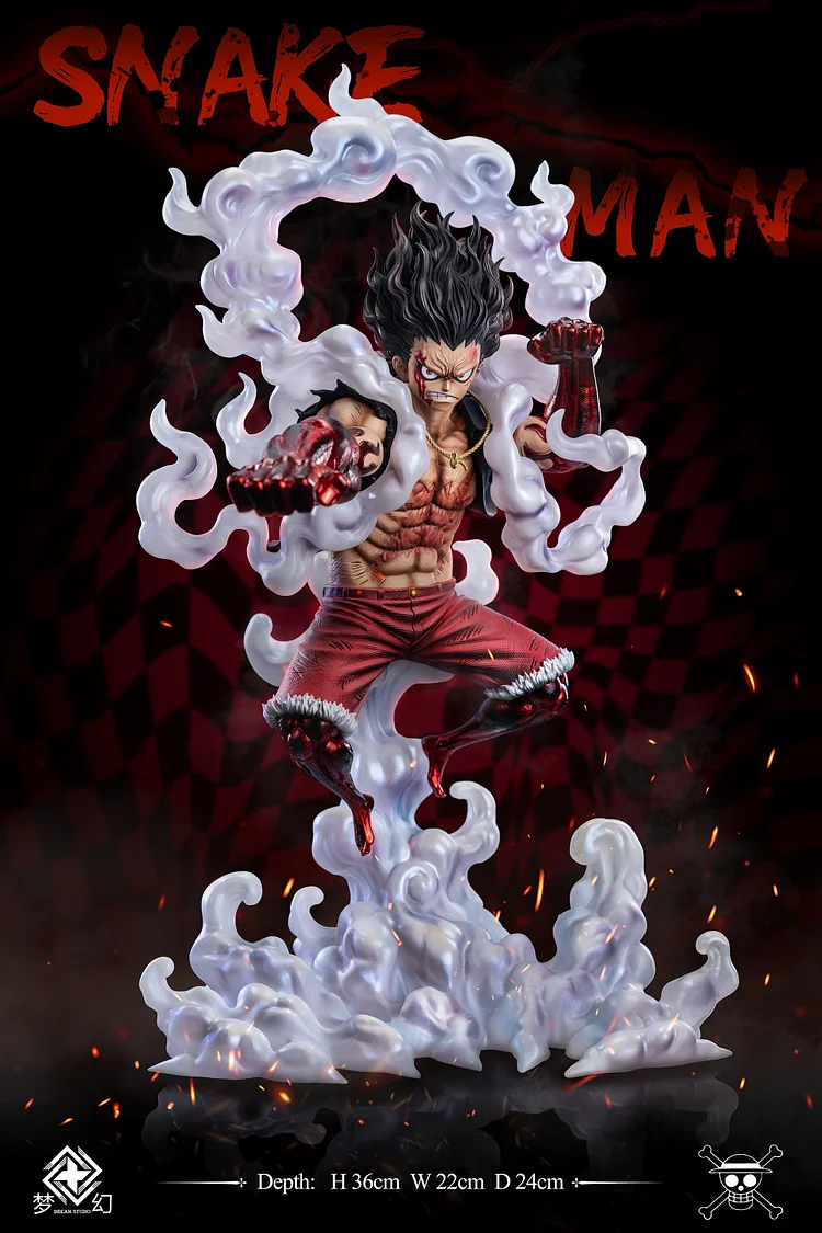 Dream Studio - One Piece - Gear 4 snake Luffy Statue(GK)