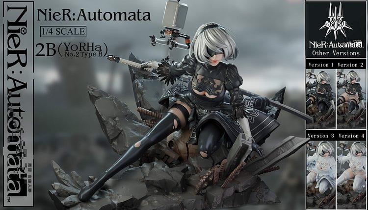 CROW Studio - NieR: Automata 2B 1/4 Statue(GK)