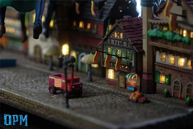 OPM Studio - Howl's Moving Castle Desktop Small Scene Series #6 Sophie and Howl Skywalk Statue(GK)