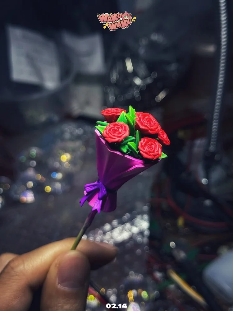 WakuWaku Studio - Spy x Family Anya Forger Send you a bouquet of flowers Statue(GK)-Statue Master