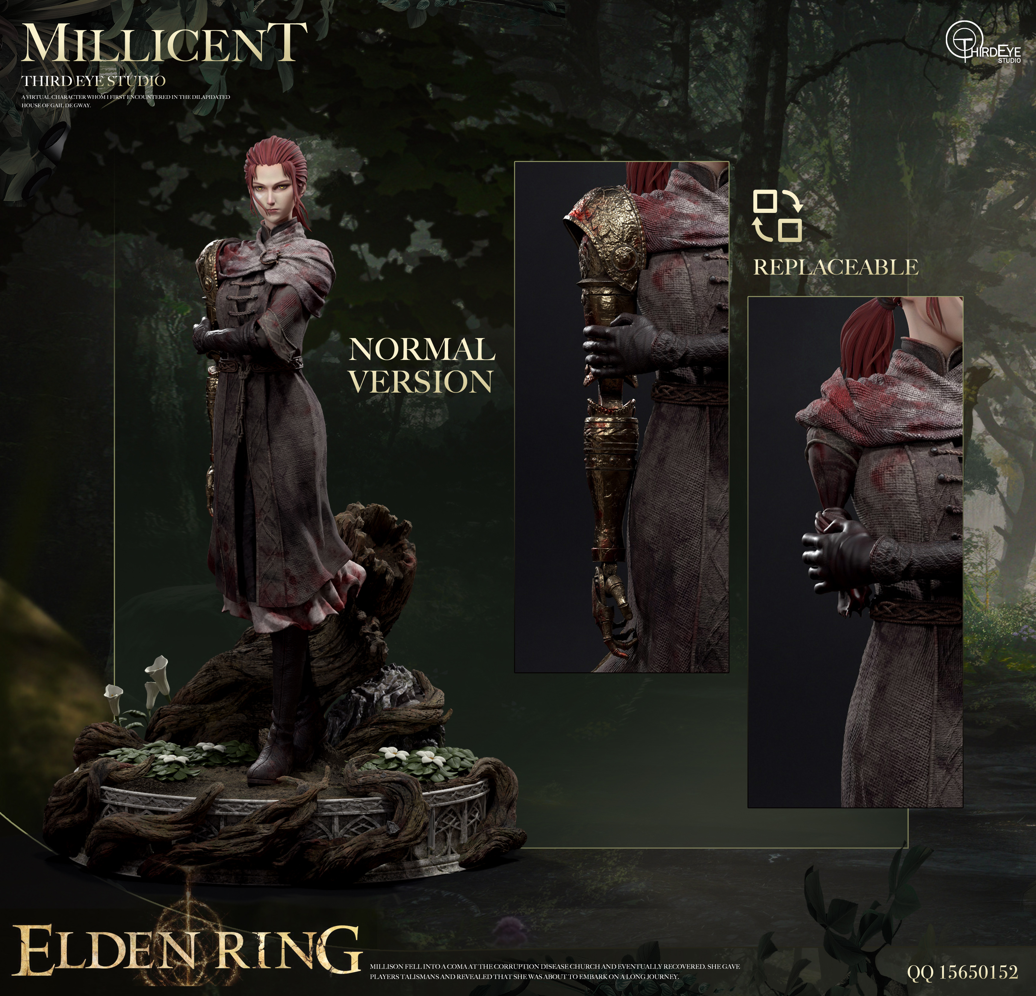 Third Eye Studio - ER Other Series - Elden Ring Millicent 1/4 Statue(GK)