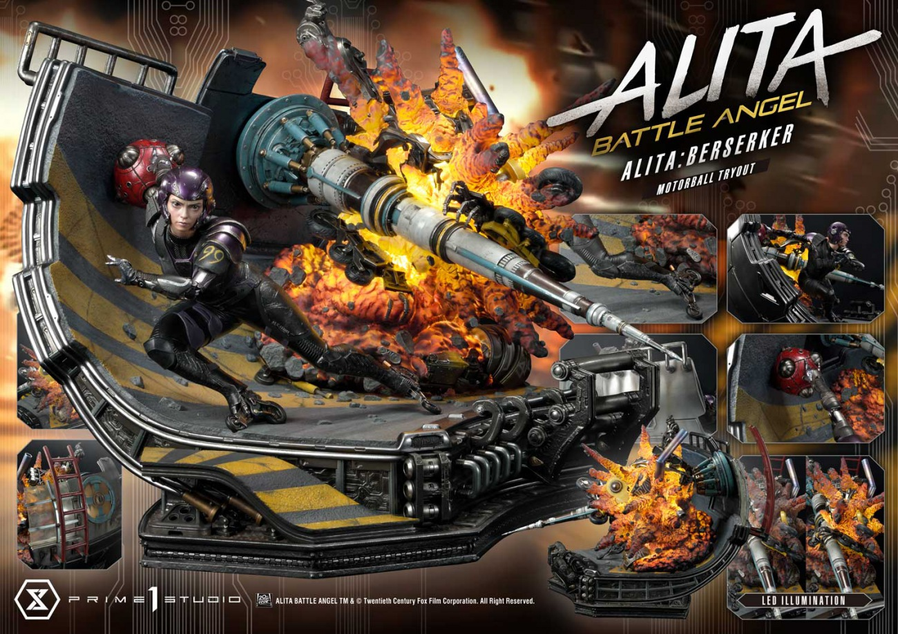 Prime 1 Studio - Premium Masterline Alita: Battle Angel (Film) Alita: Berserker Motorball Tryout PMABA-02S(Licensed) Action Figure