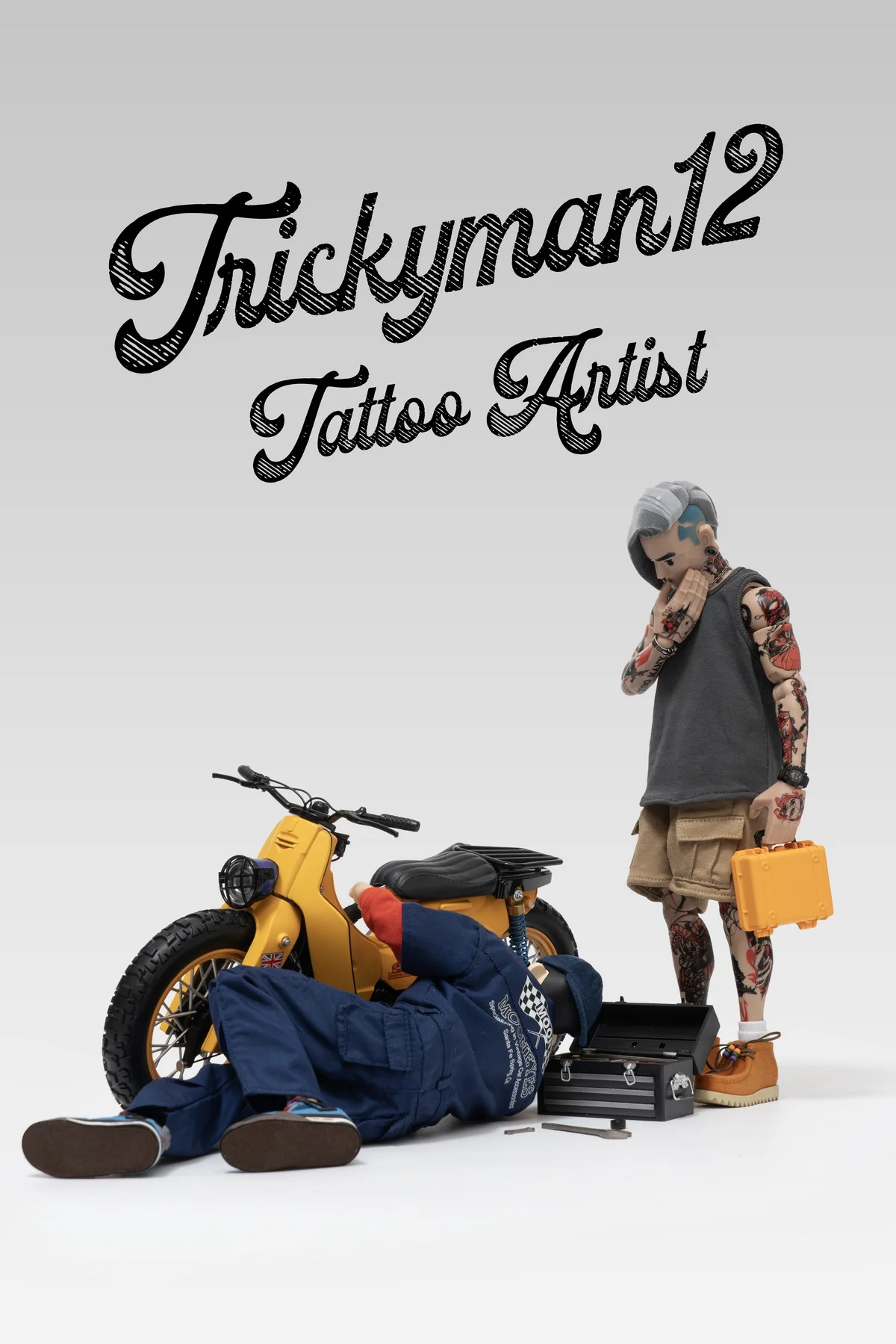 TrickyMan12 - 1/6 scale Tattoo Artist 2 Special Edition FB-10090-B Action Figure Statue 